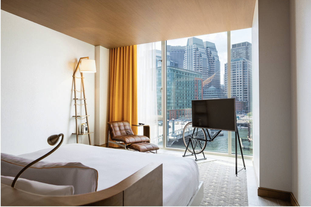 Guest rooms in The Envoy Hotel